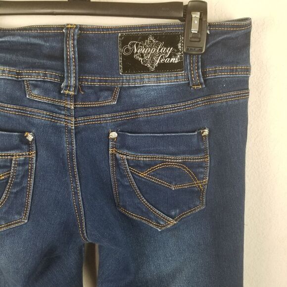 New Play 4-Pocket Blue Cotton Denim Jeans - Picture 9 of 13